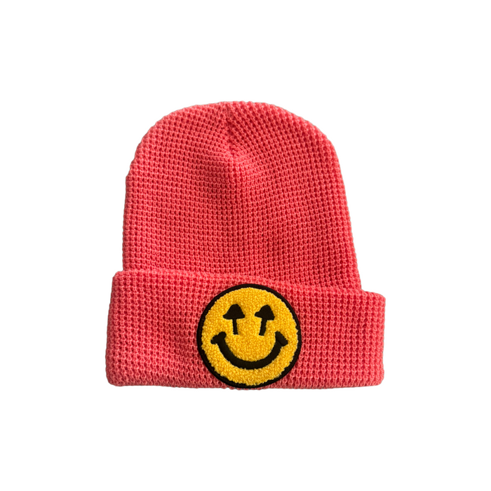 Classic Logo Cuff Beanie - Coral