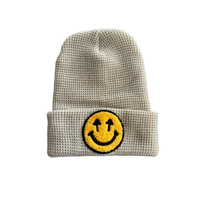 Classic Logo Cuff Beanie - Birch - Waffle
