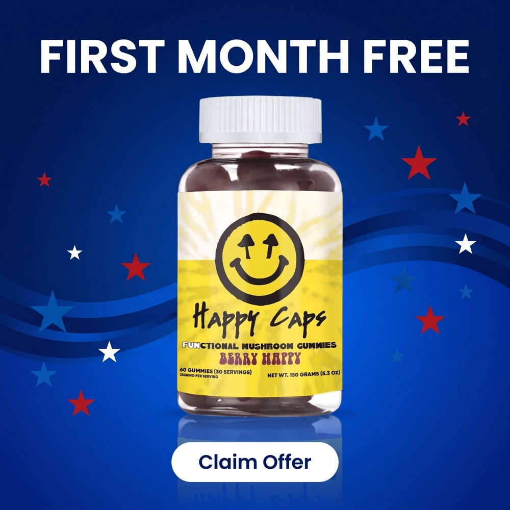 First Month Free — Functional Mushroom Gummies